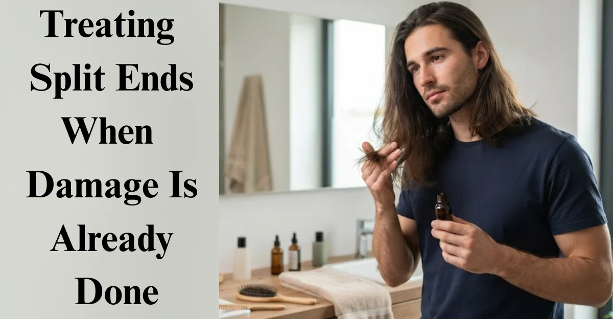Treating Split Ends (When Damage Is Already Done)