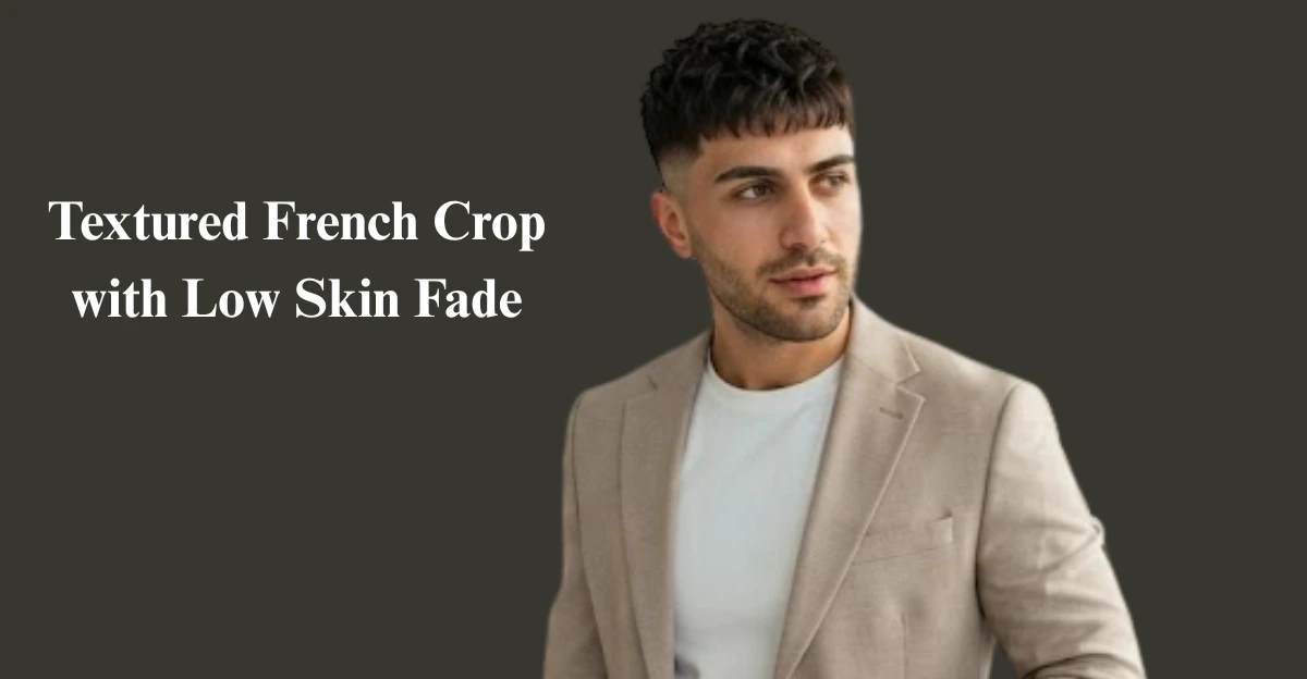 Textured French Crop with Low Skin Fade