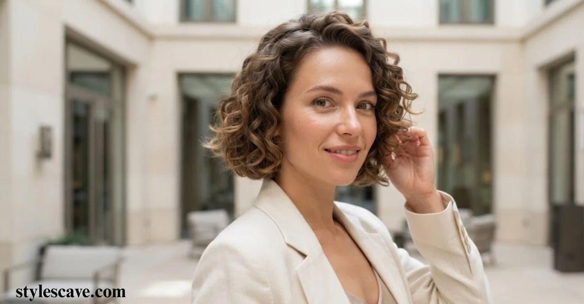 Short Curly Bob