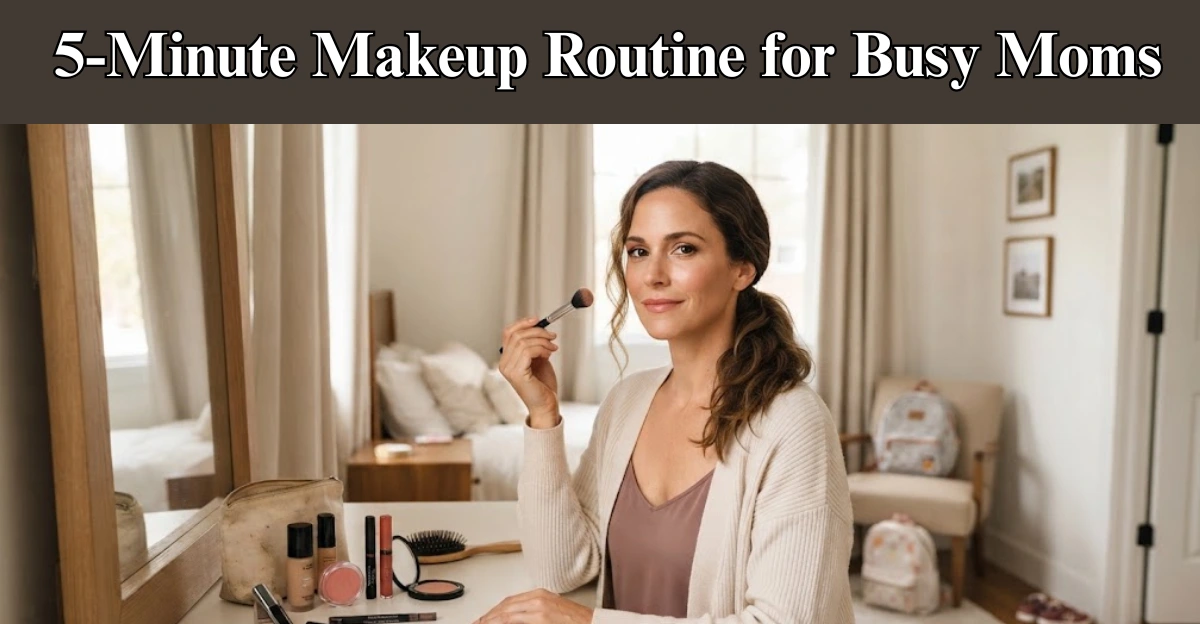 A 5-Minute Makeup Routine for Busy Moms