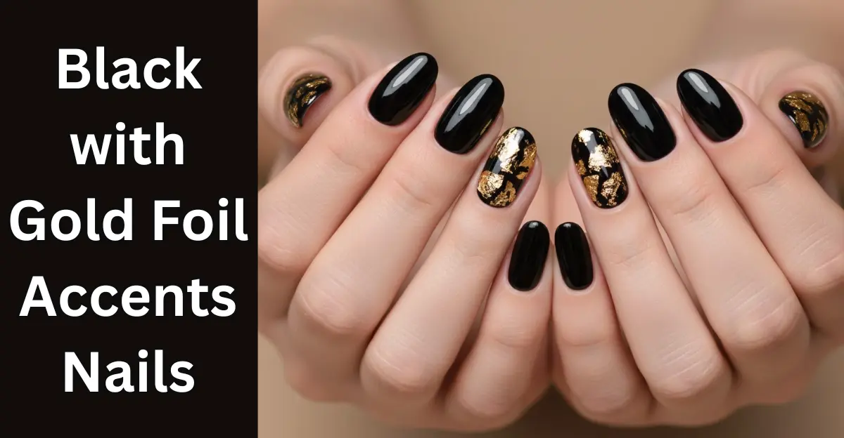 Black with Gold Foil Accents