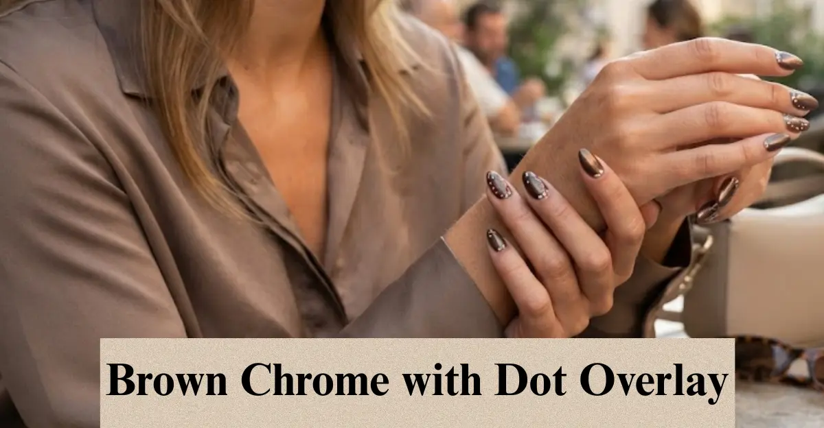 Brown Chrome with Dot Overlay