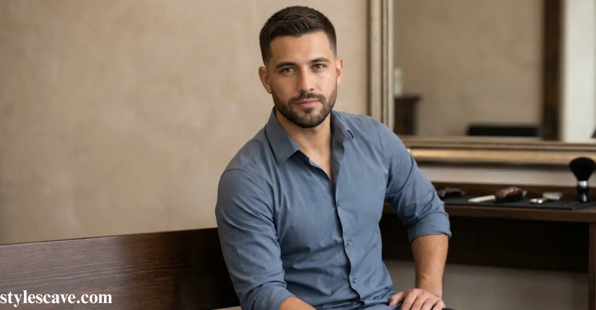 Brushed Forward Crew Cut