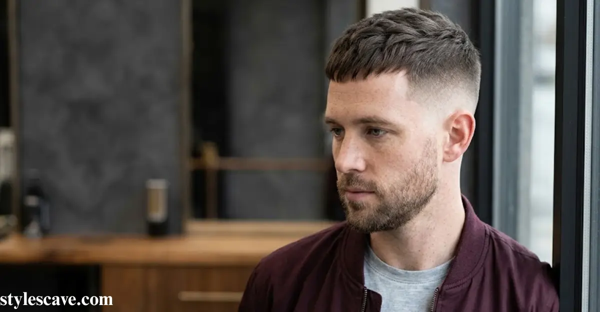 Brushed Forward Skin Fade
