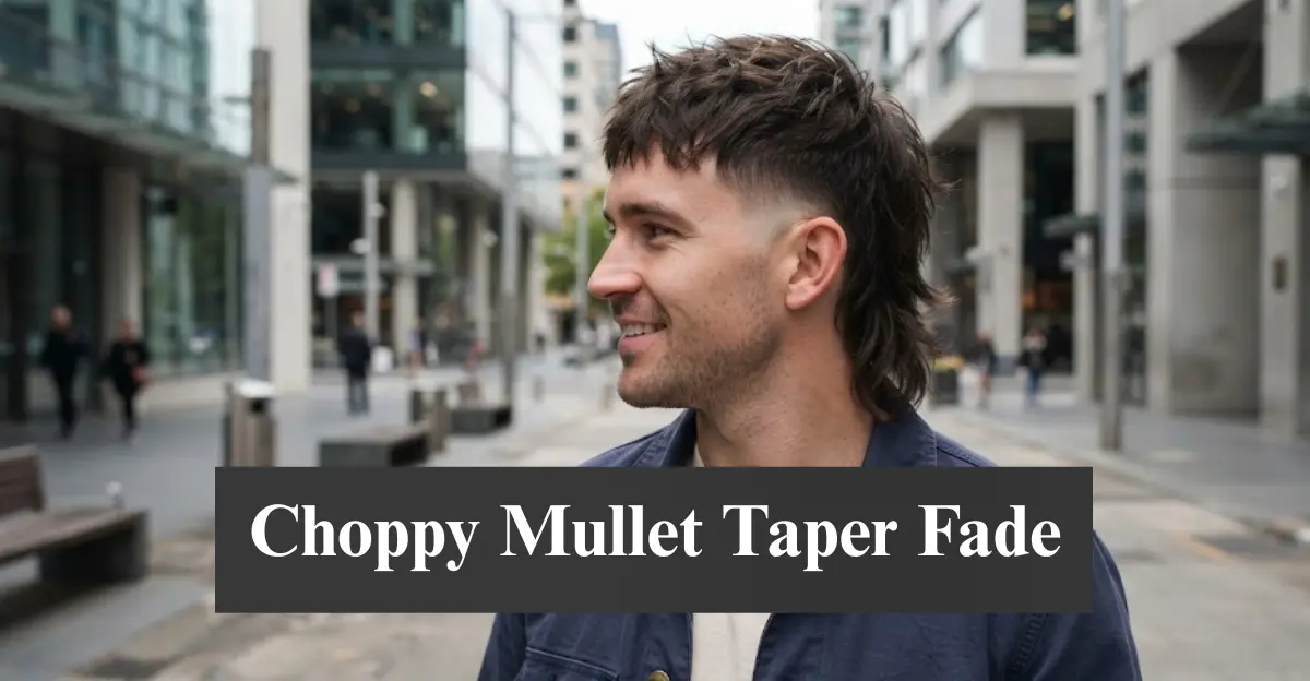 Choppy Mullet Taper Fade