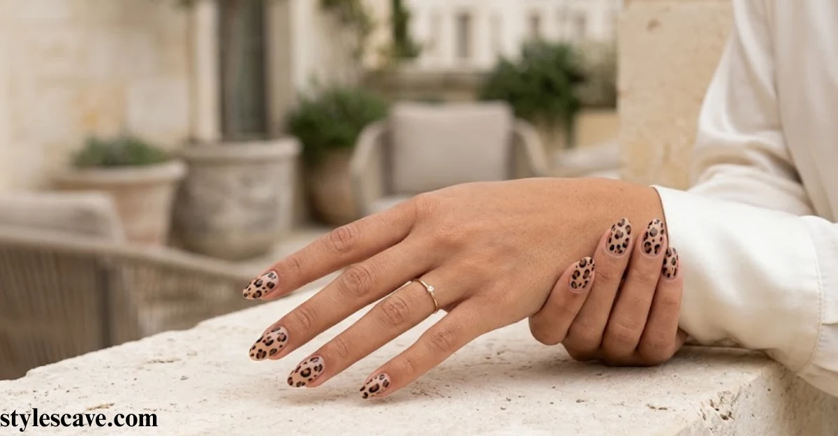 Classic Leopard Spot Nails