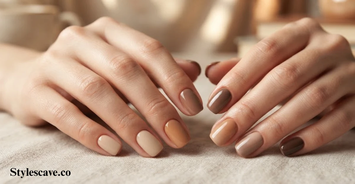 Coffee Tone Nails