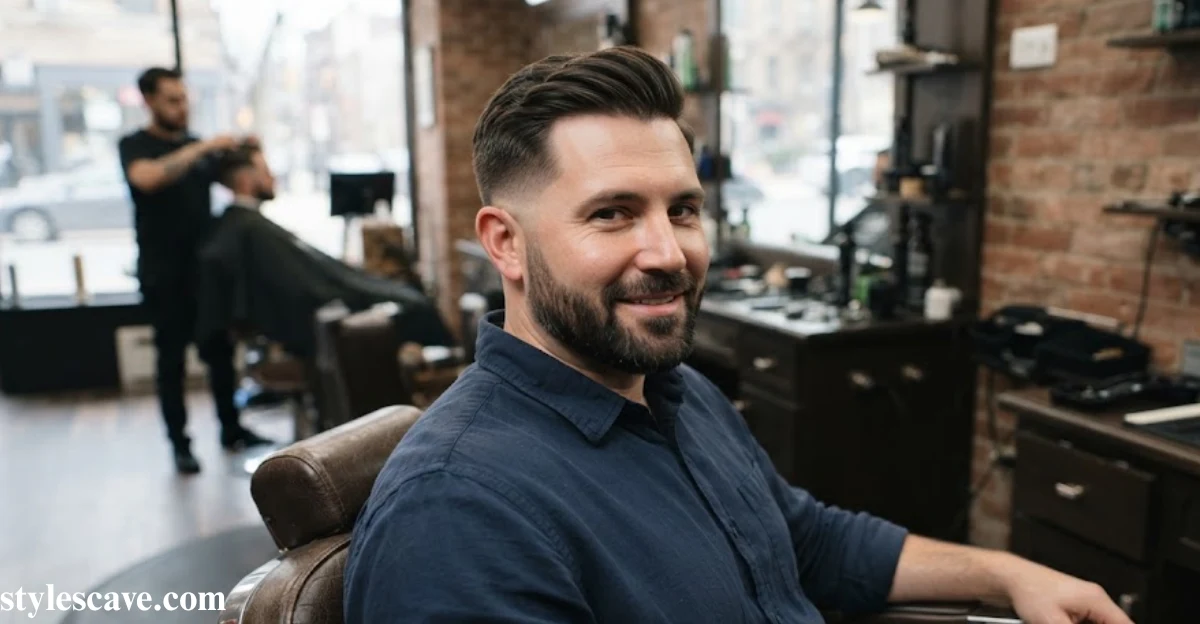 Comb Over Taper Fade