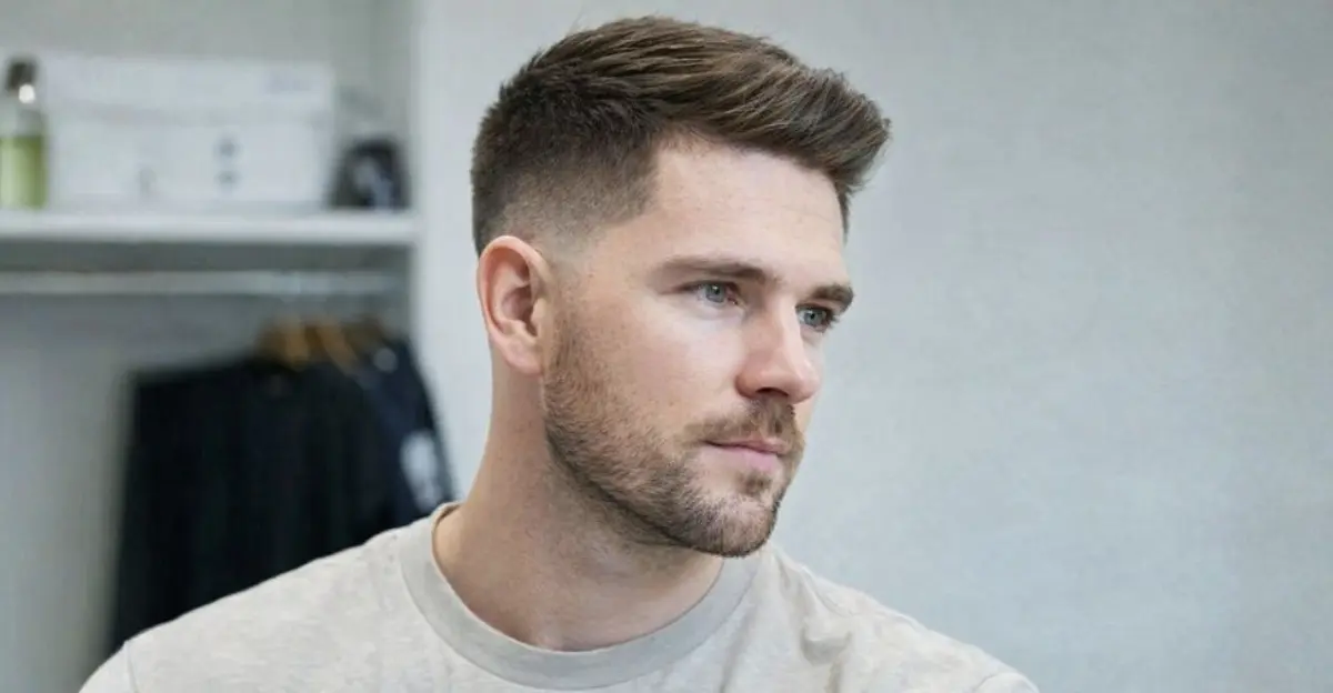 Crew Cut with Tapered Sides