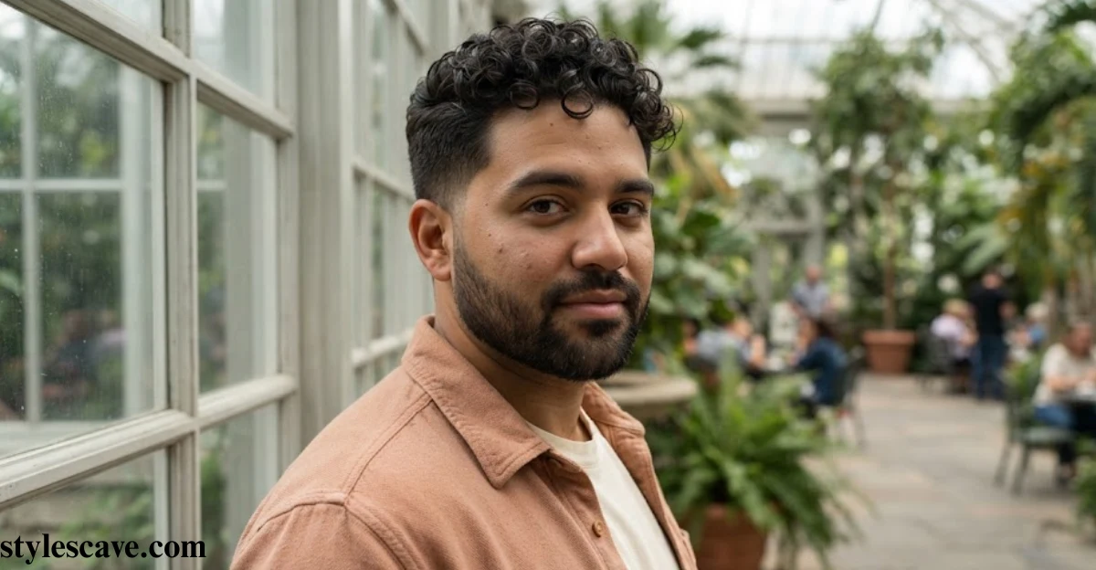 Curly Ivy League Haircut