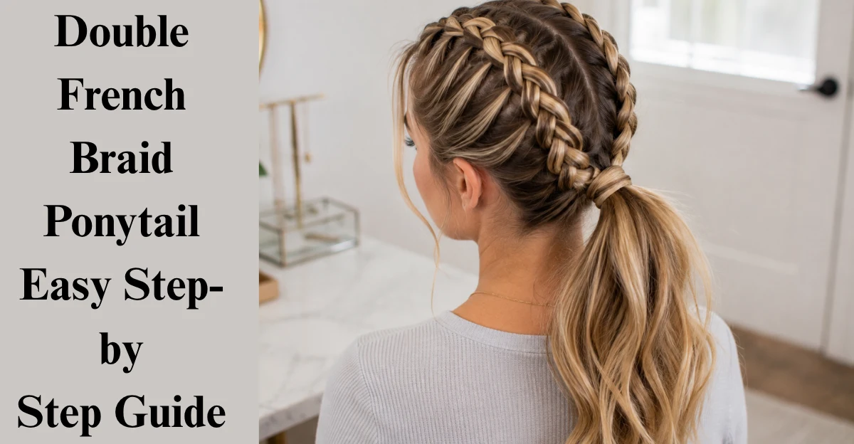 Double French Braid Ponytail: Easy Step-by-Step Guide