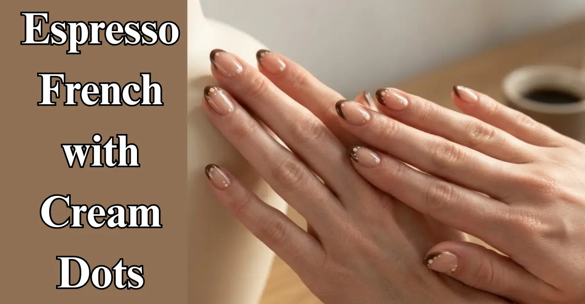 Espresso French with Cream Dots