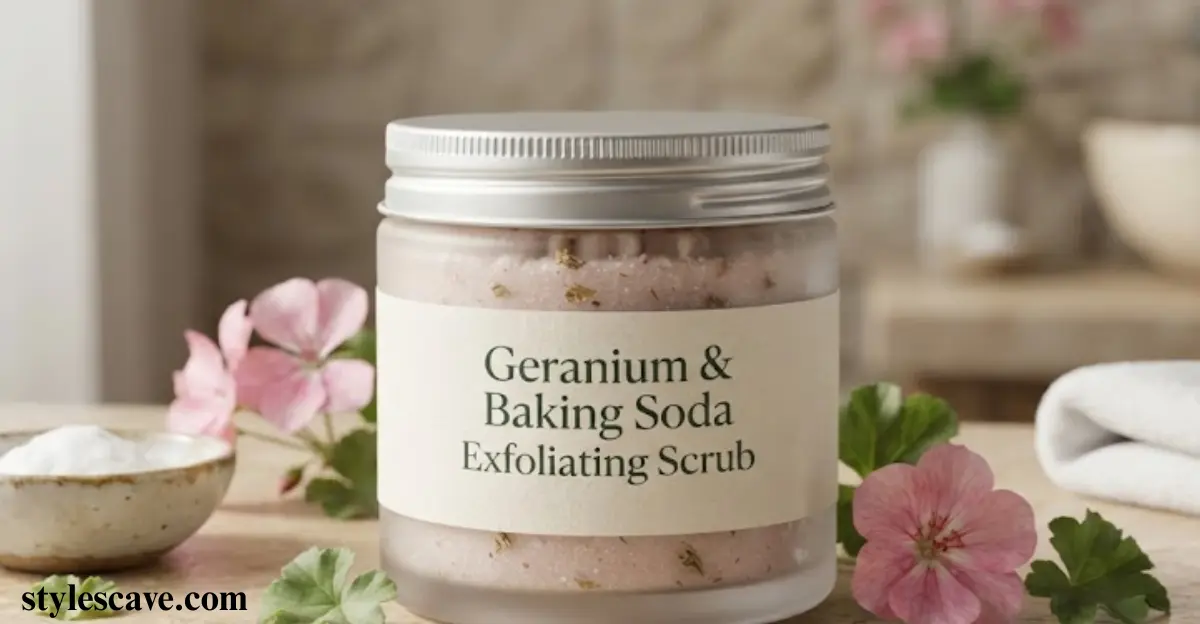 Geranium & Baking Soda Exfoliating Scrub