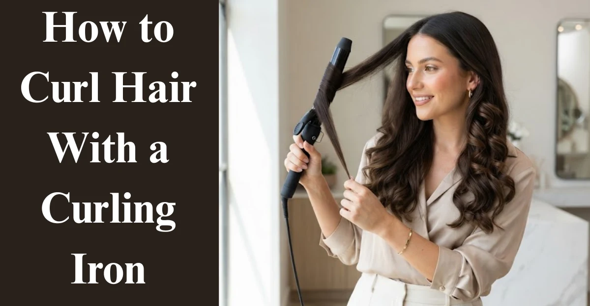 How To Flat Wrap Hair with a Curling Iron