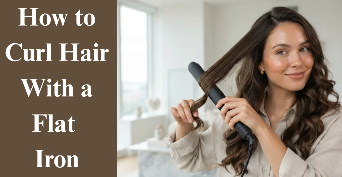 How to Curl Hair With a Flat Iron