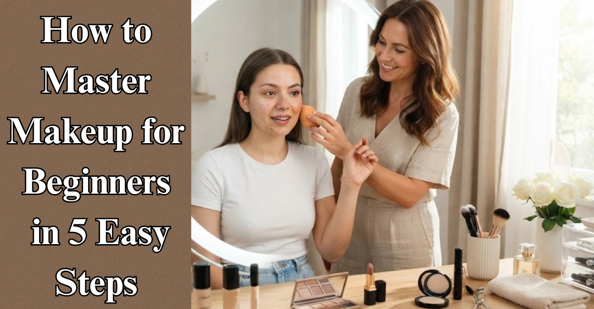 How to Master Makeup for Beginners in 5 Easy Steps