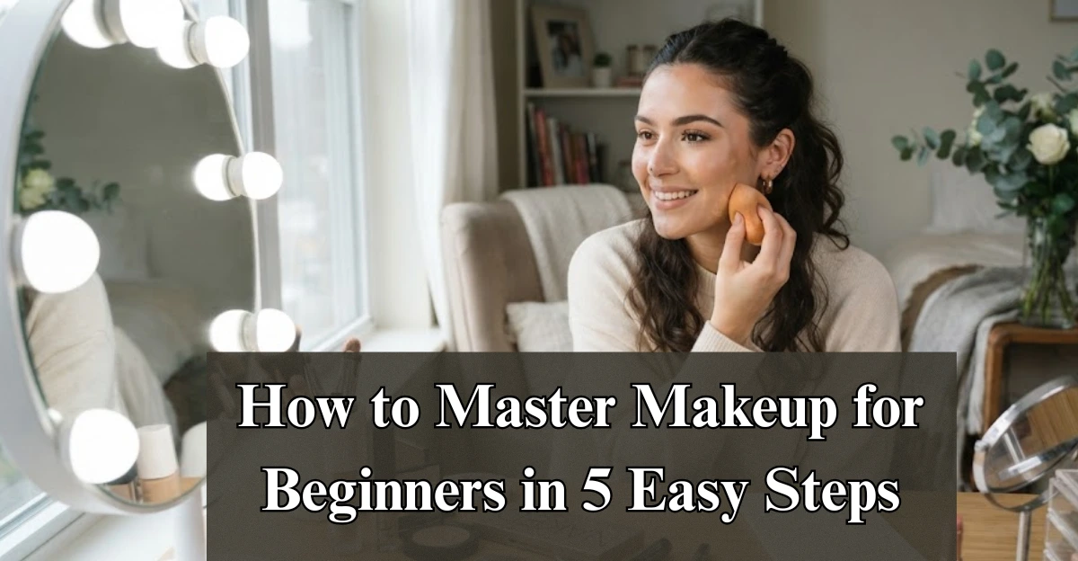 How to Master Makeup for Beginners in 5 Easy Steps