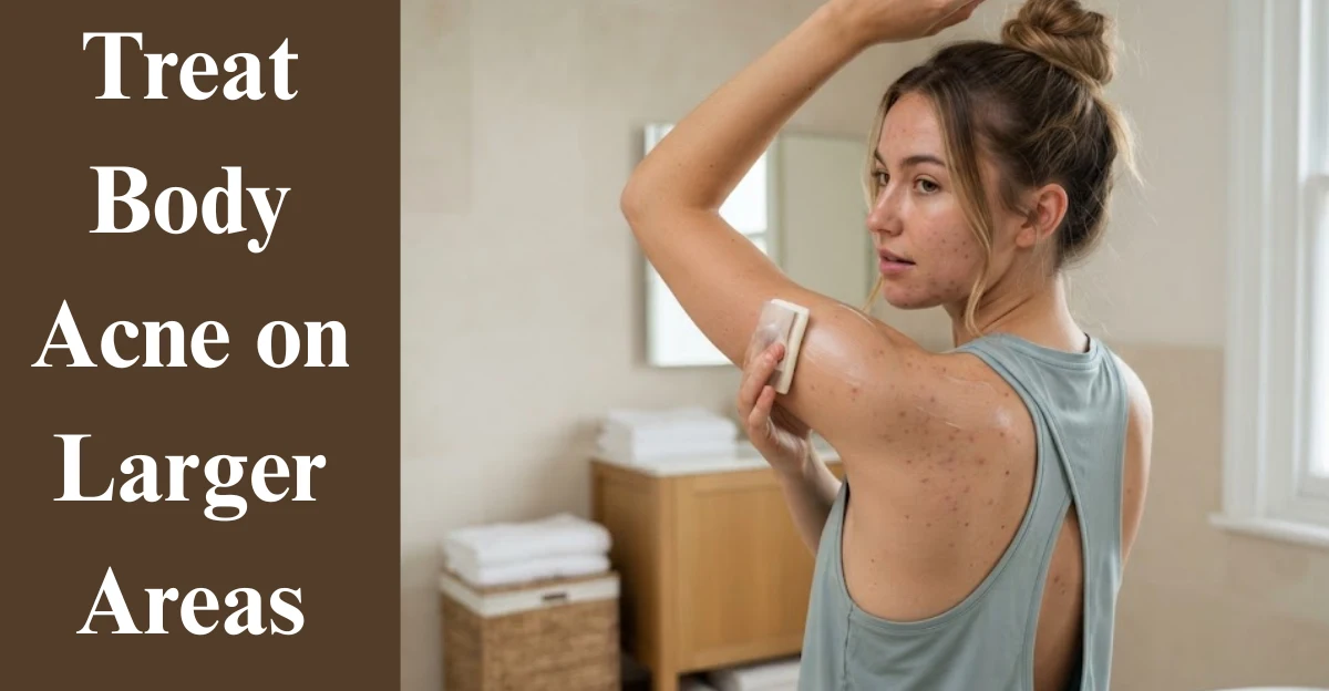 How to Treat Body Acne on Larger Areas
