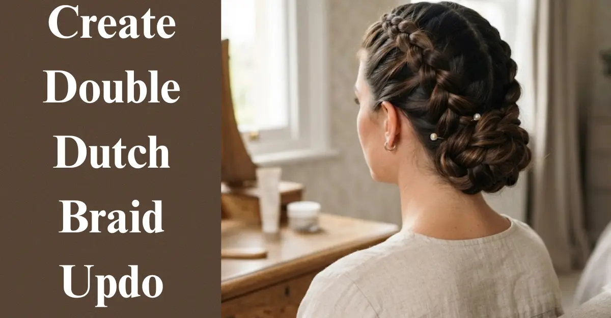 How to create Double Dutch Braid Updo