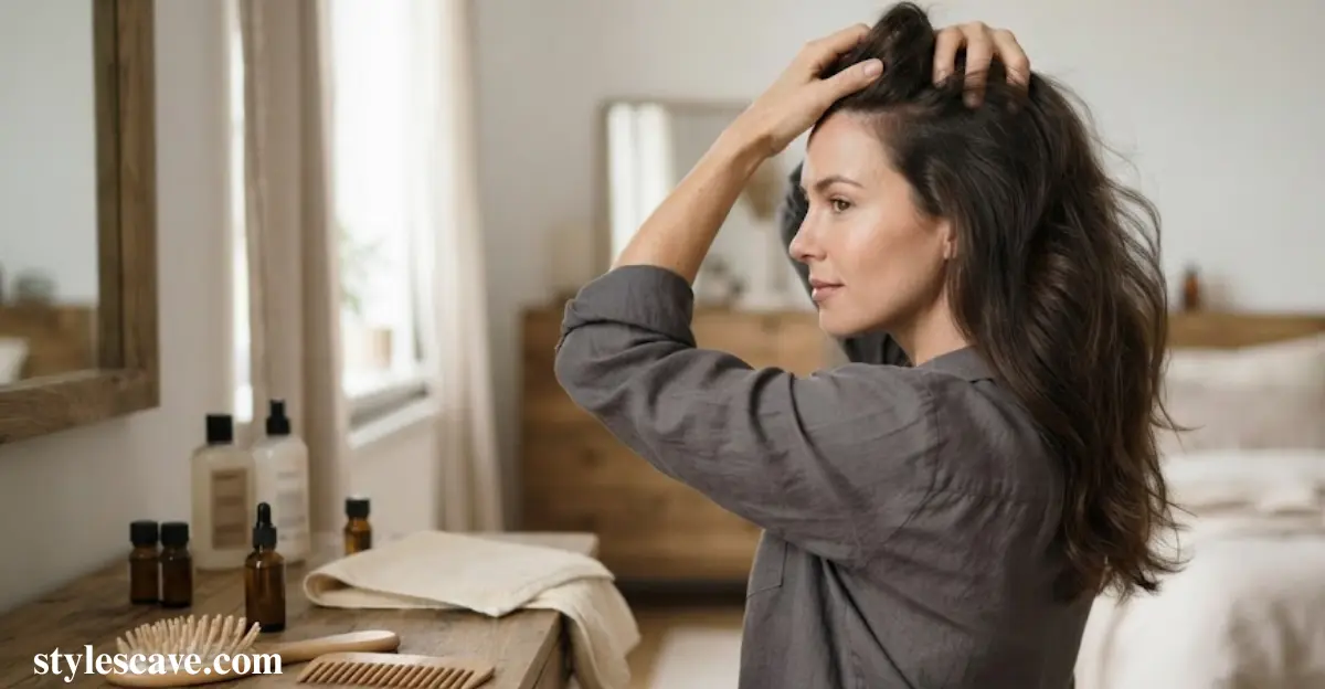 How to make your hair thicker step by step