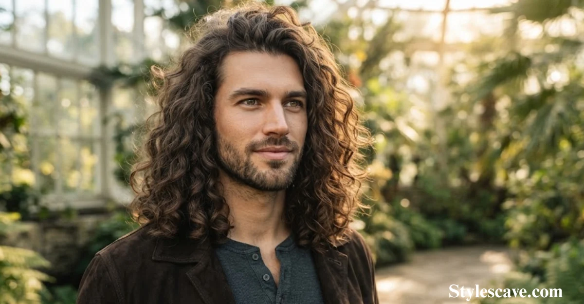 Long, Messy Curly Hair