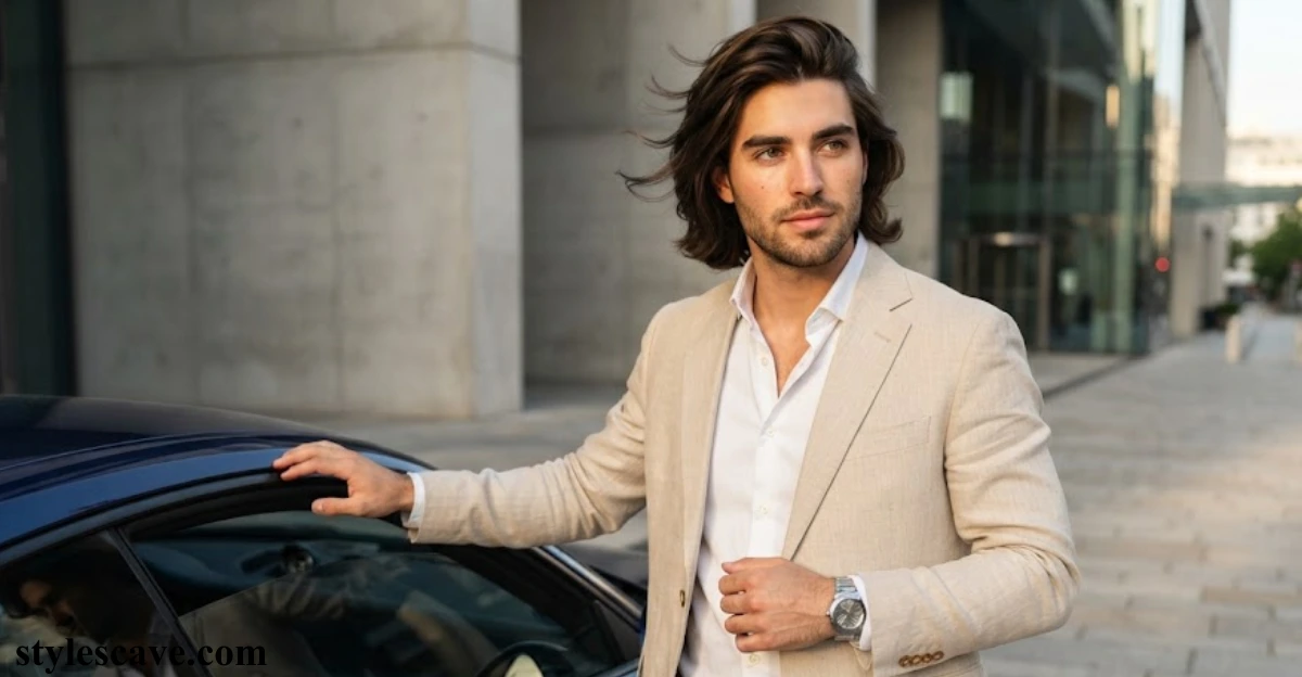 Long Side Swept Hair 