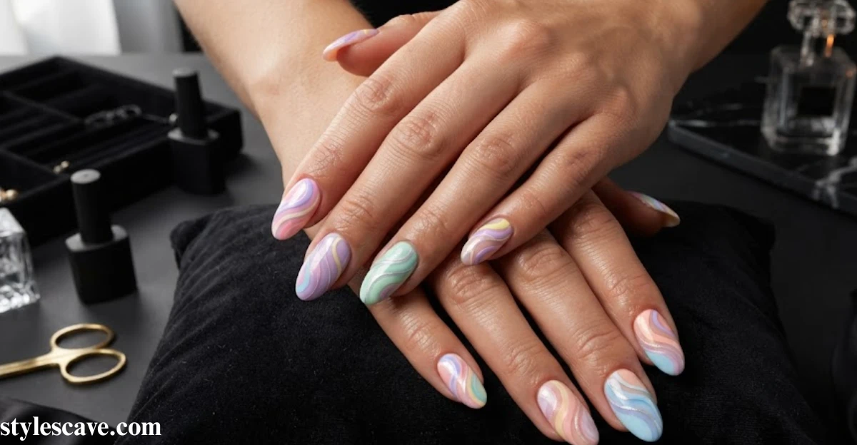 Maximalist Pastel Rainbow Swirls