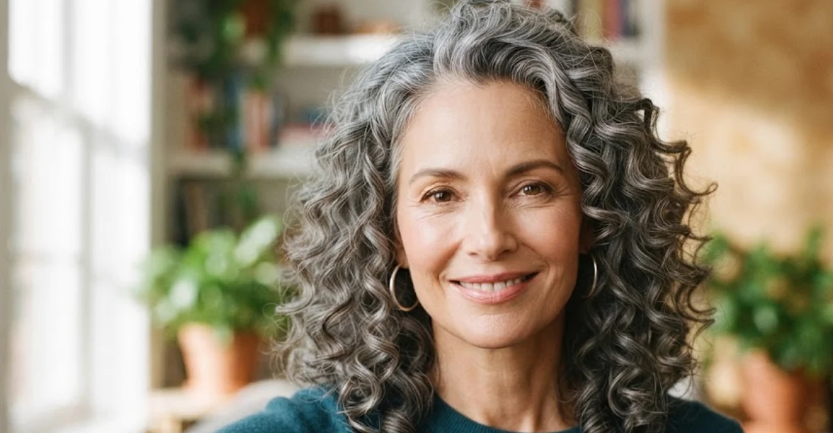 Medium-Length Gray Ringlets