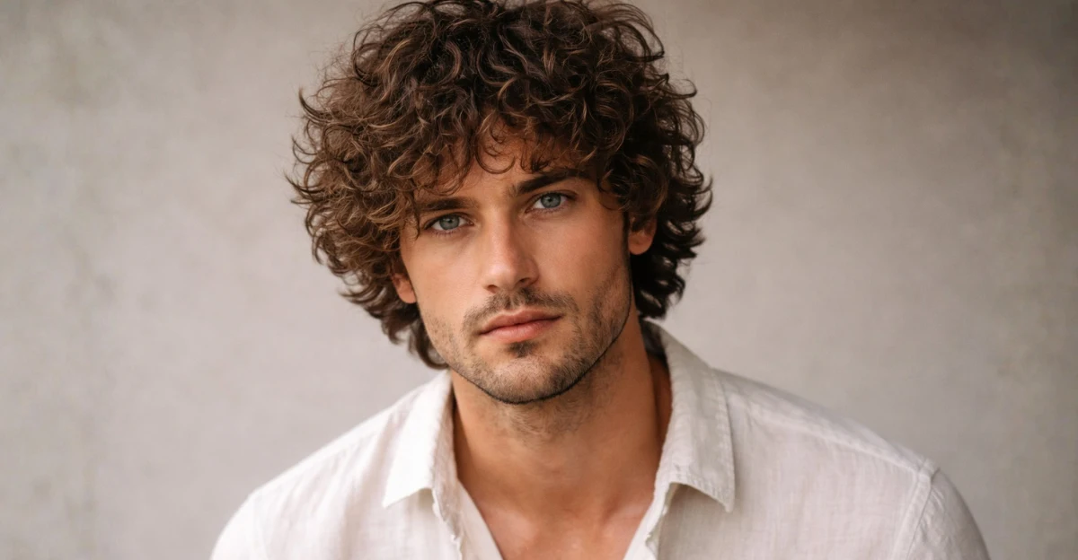 Medium Messy Curls