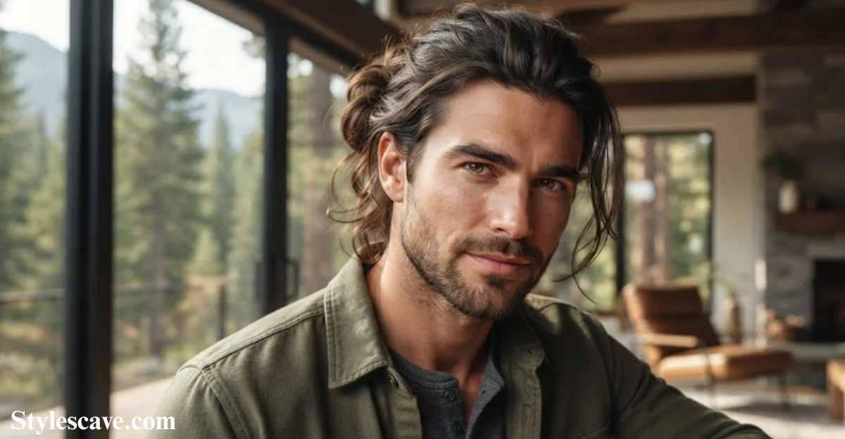 Messy Man Bun