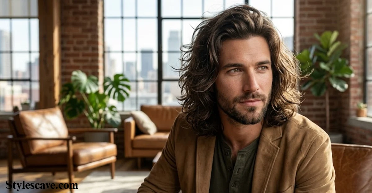 Messy Shoulder-Length Hair