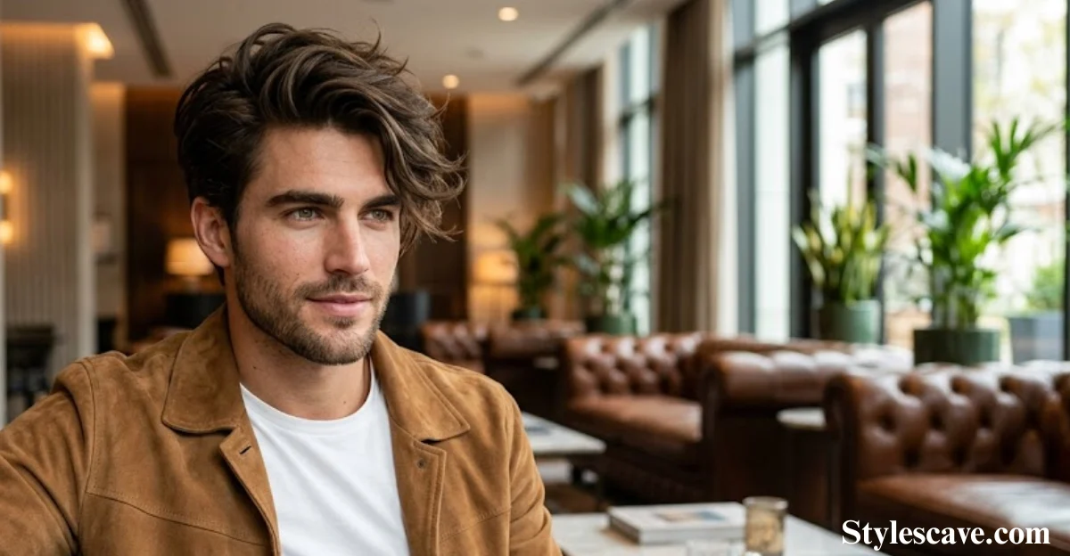 Messy Side-Swept Style