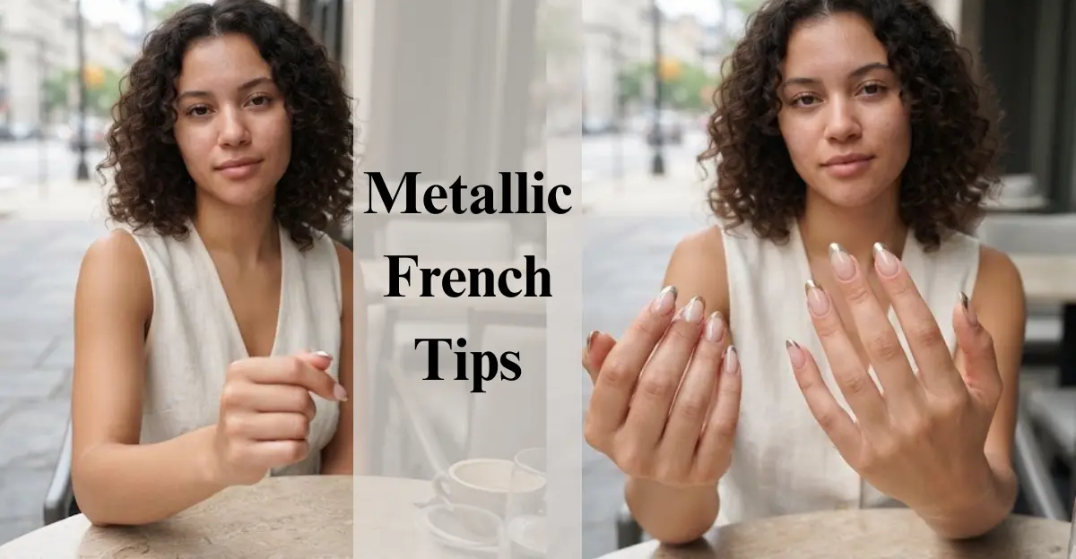 Metallic French Tips