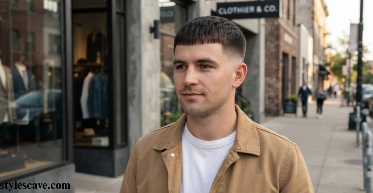 Mid Fade Caesar Cut