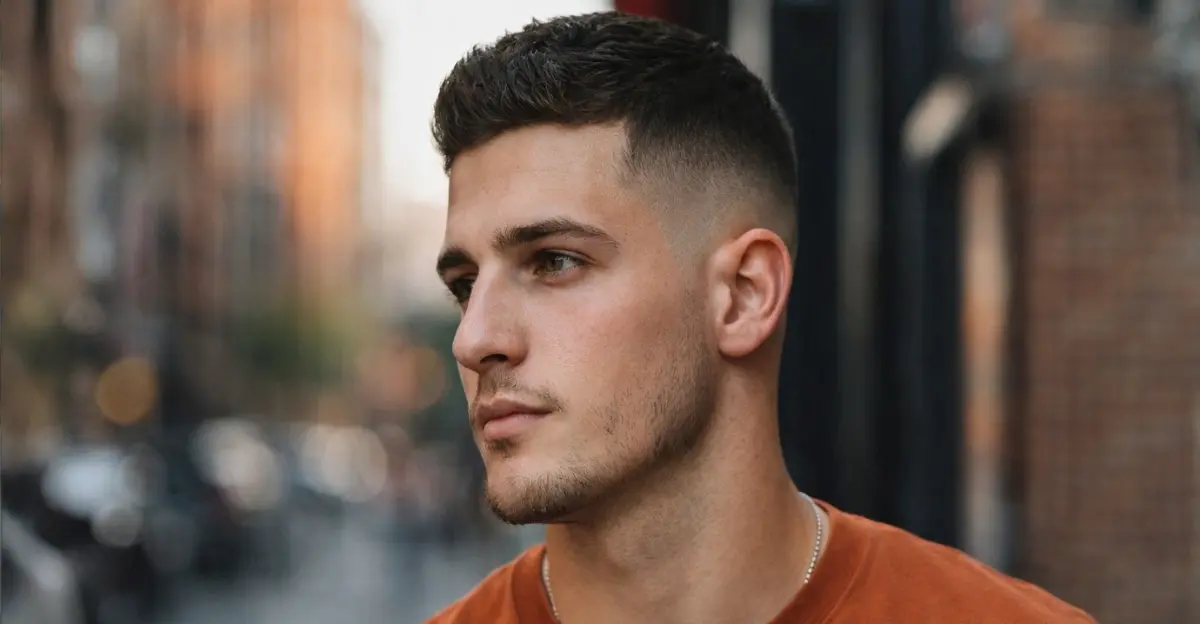 Mid Fade Crew Cut