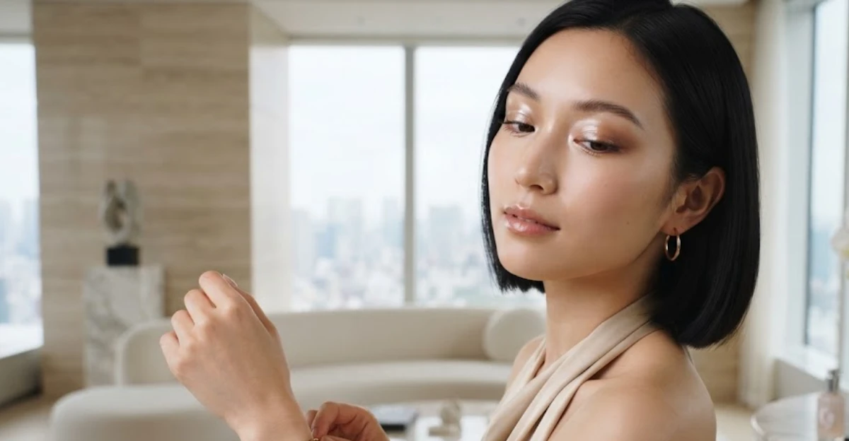 Modern Glossy Lid Look