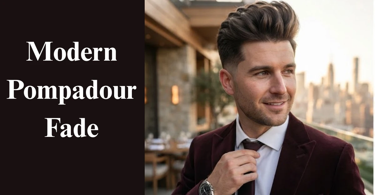 Modern Pompadour Fade