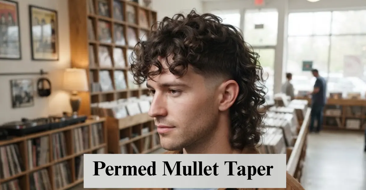 Permed Mullet Taper