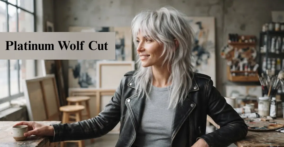 Platinum Wolf Cut