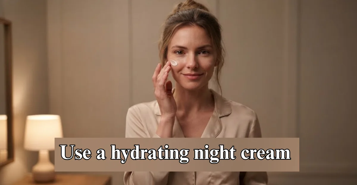 Use a hydrating night cream