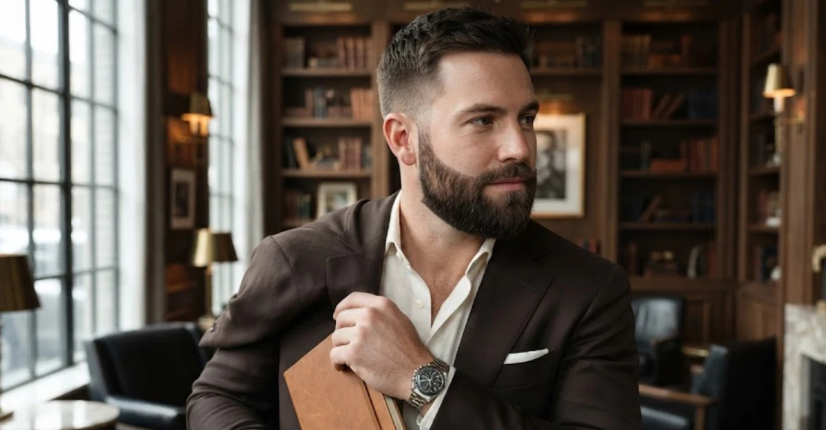 Short Hair with Beard