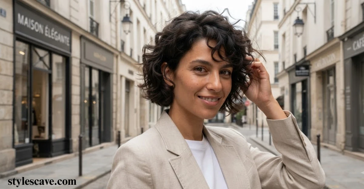  Short Textured Curls