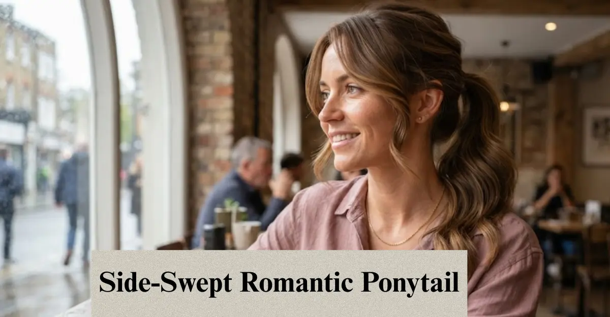 Side-Swept Romantic Ponytail