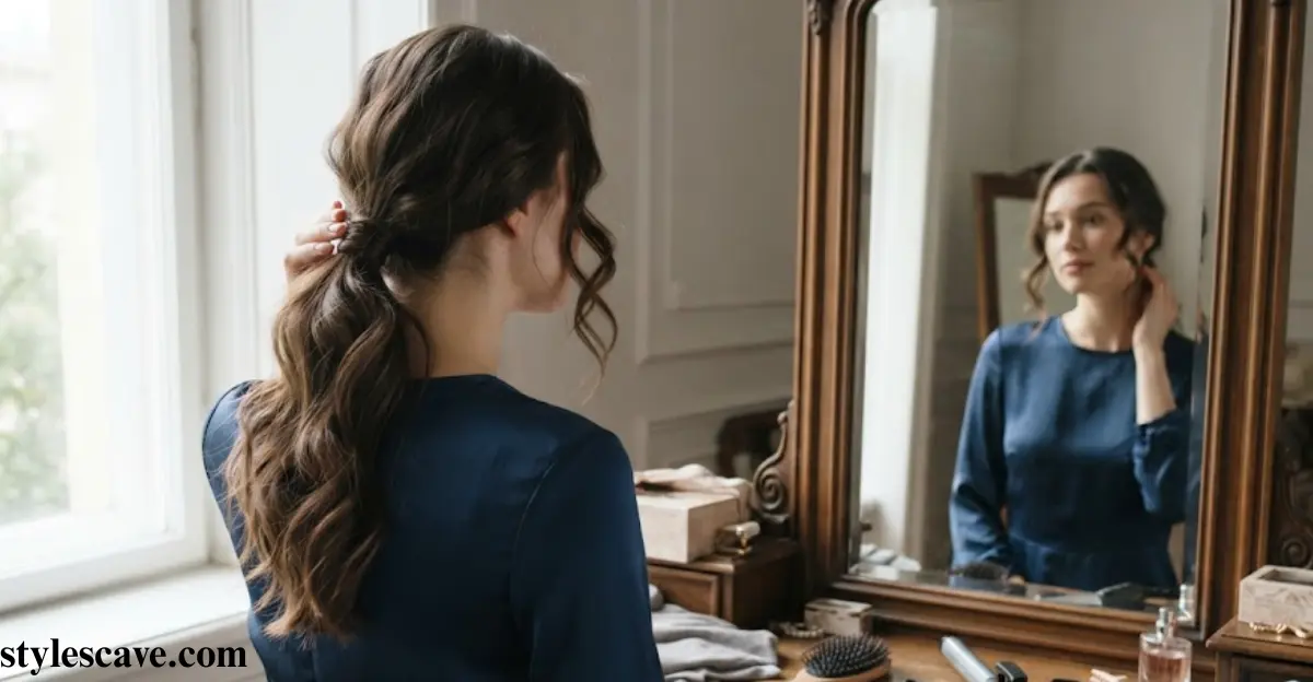Double-Twisted High Ponytail