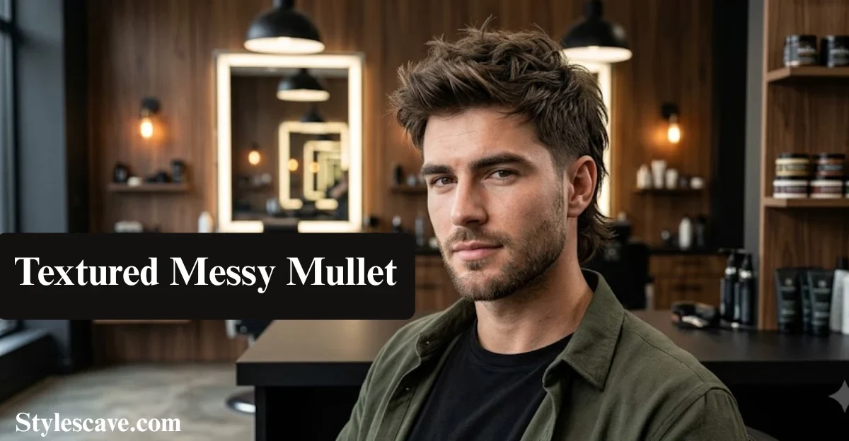 Textured Messy Mullet