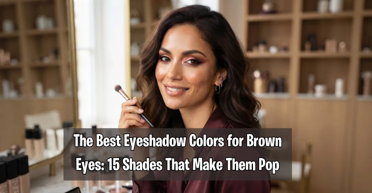 The Best Eyeshadow Colors for Brown Eyes: 15 Shades That Make Them Pop