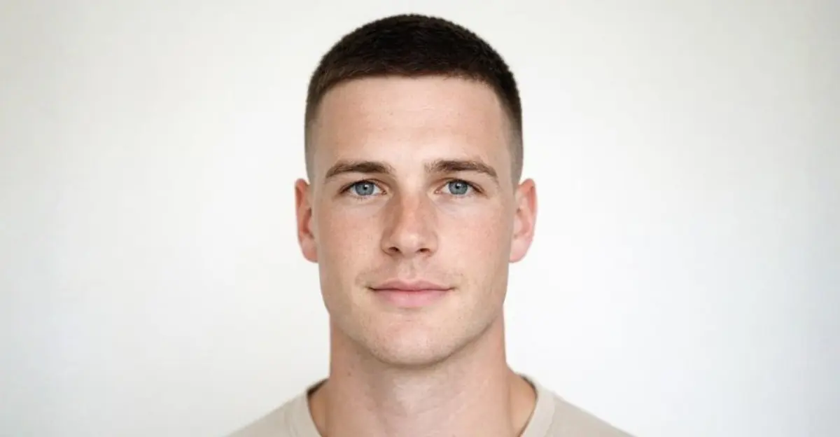 Traditional Crew Cut with No Fade