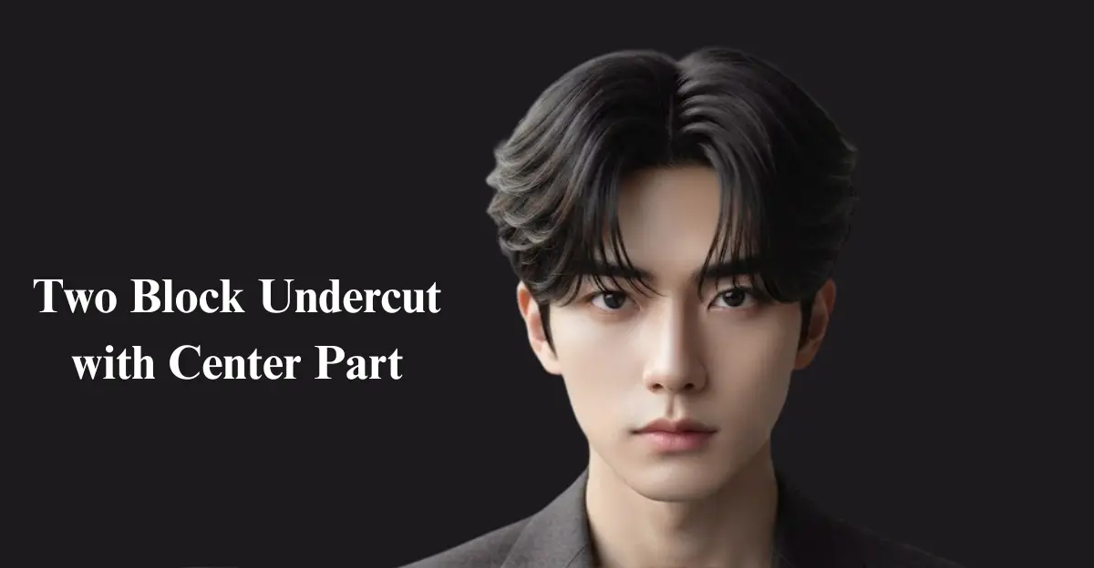 Two Block Undercut with Center Part