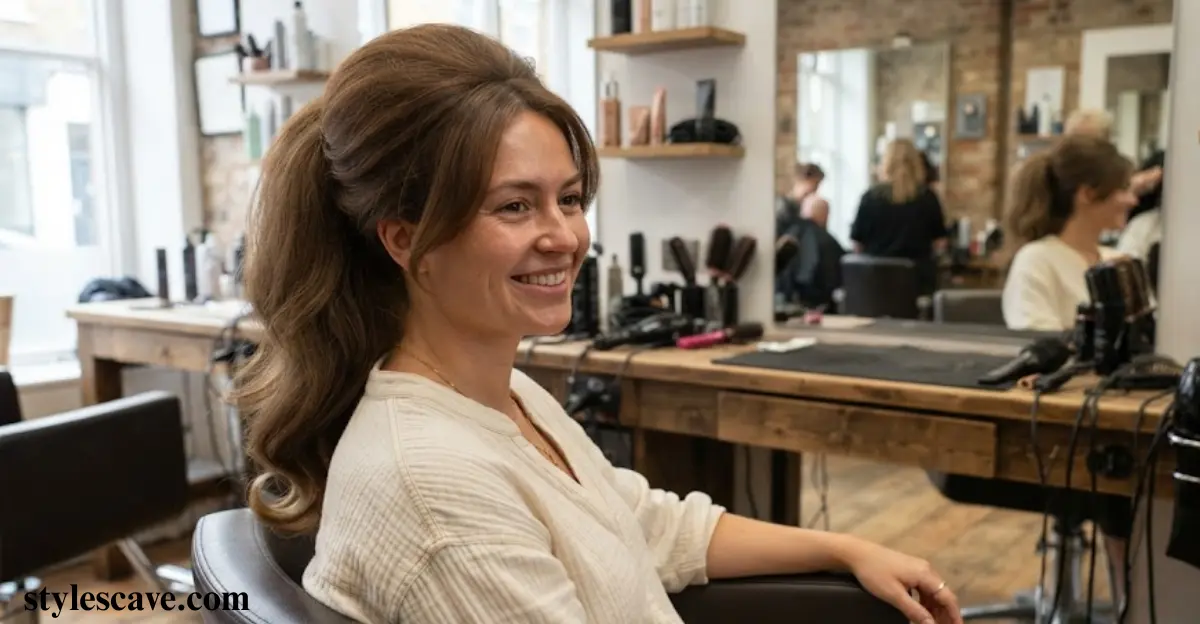 Voluminous Retro Ponytail