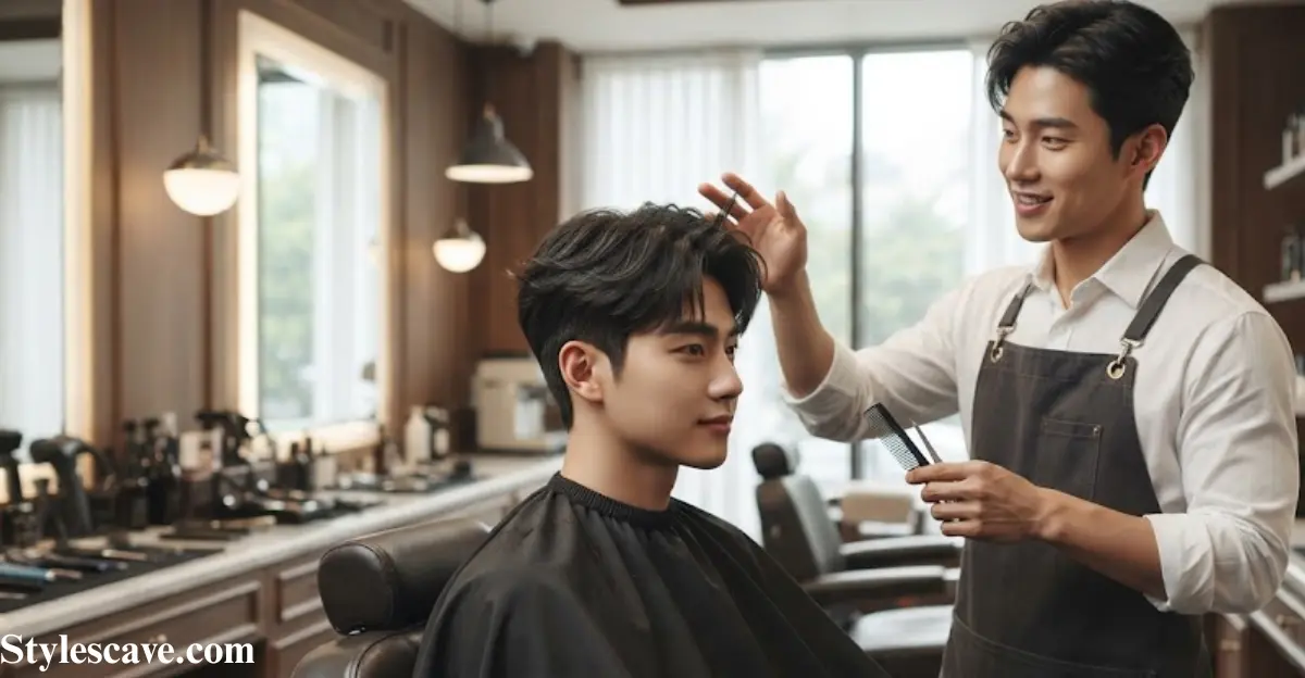 What is a two-block haircut?